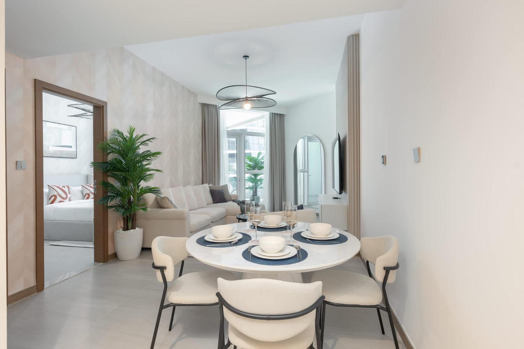 Apartment Elegant 1br In Business Bay Sleeps 4 Near Downtown *